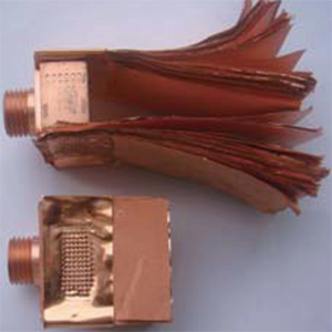 60 layer copper foil & copper terminal welding sample