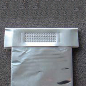 Feuille d'aluminium et échantillon de soudage TAB Wrap (8x25)