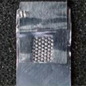 Aluminum to nickel welding sample